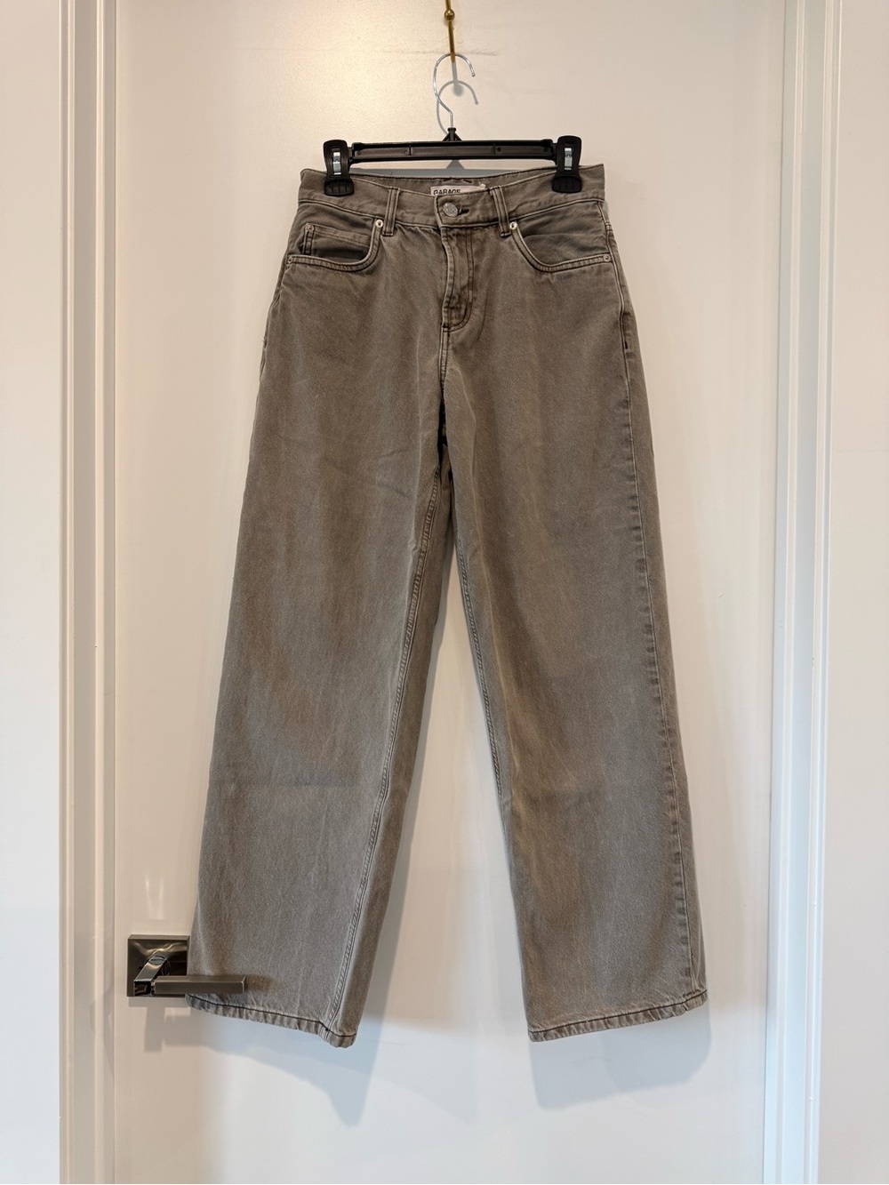 Garage Denim Low Rise Straight Leg Jean